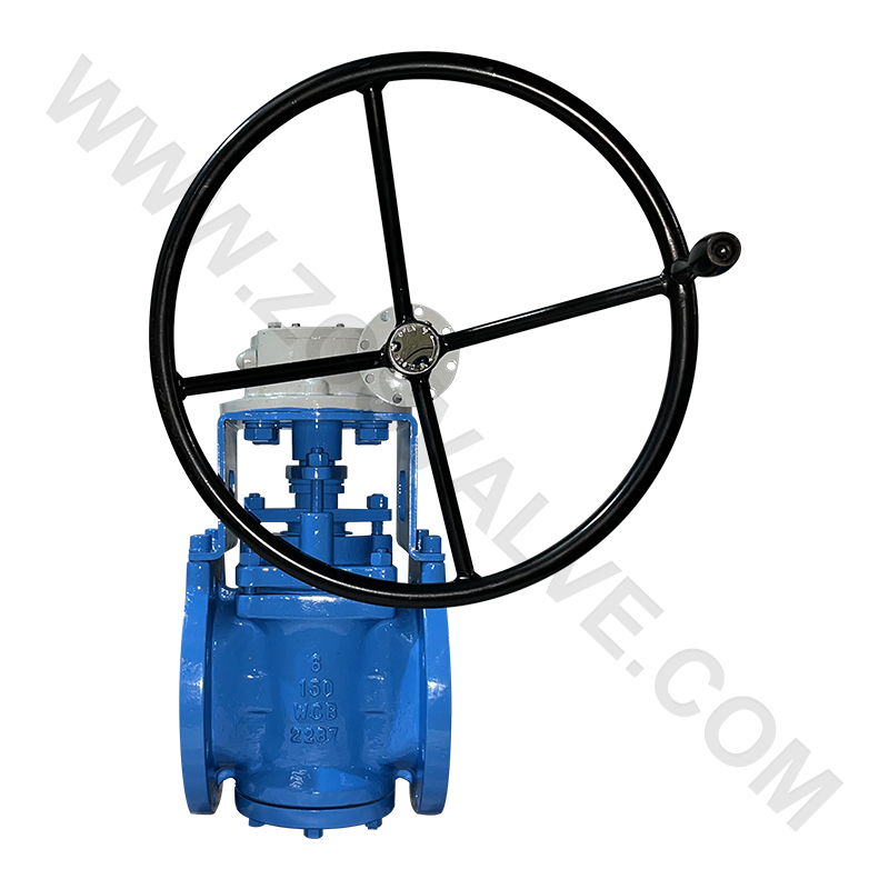 手動(dòng)蝸輪襯氟旋塞閥